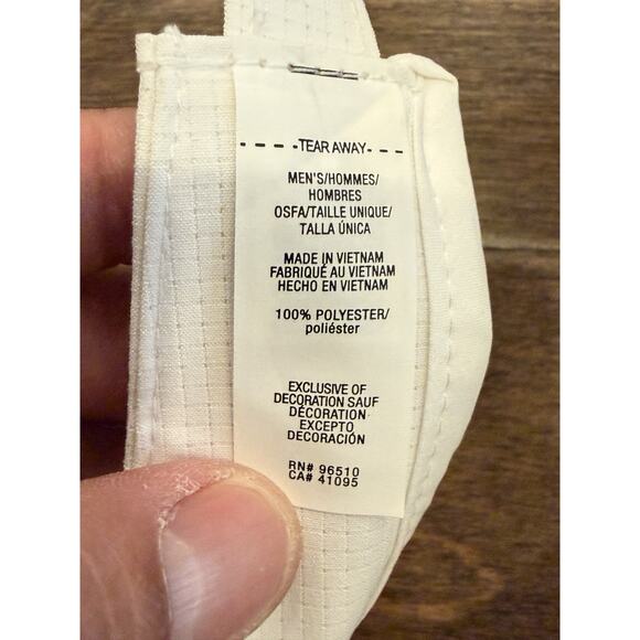 Under Armour Mens White UA Launch ArmourVent Reflectivity Visor Running OSFA - Picture 7 of 9